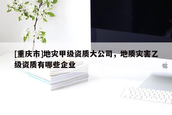 [重慶市]地災甲級資質大公司，地質災害乙級資質有哪些企業