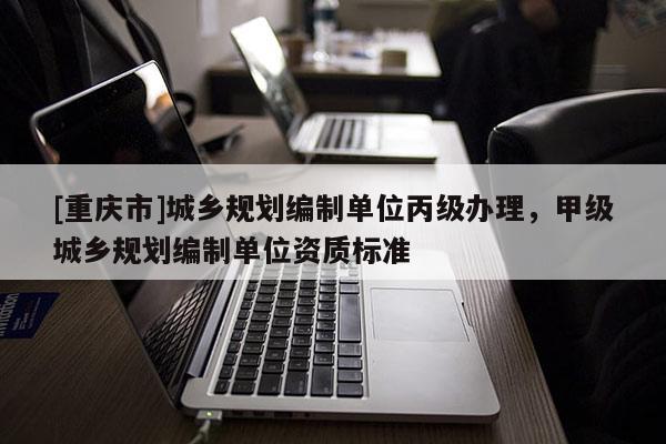 [重慶市]城鄉規劃編制單位丙級辦理，甲級城鄉規劃編制單位資質標準