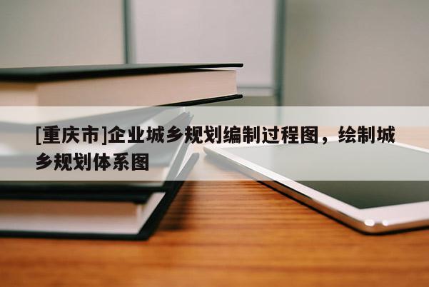 [重慶市]企業城鄉規劃編制過程圖，繪制城鄉規劃體系圖
