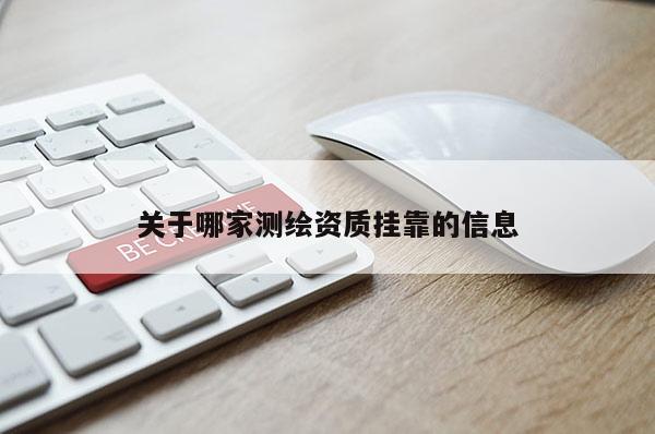 關于哪家測繪資質 *** 的信息