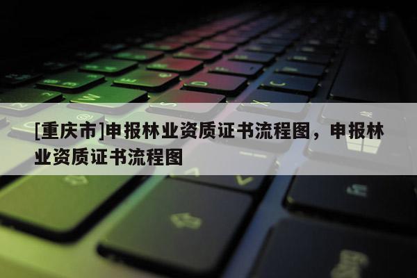[重慶市]申報林業資質證書流程圖，申報林業資質證書流程圖
