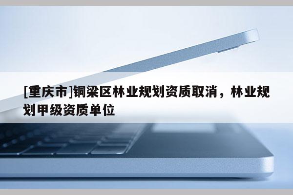 [重慶市]銅梁區林業規劃資質取消，林業規劃甲級資質單位